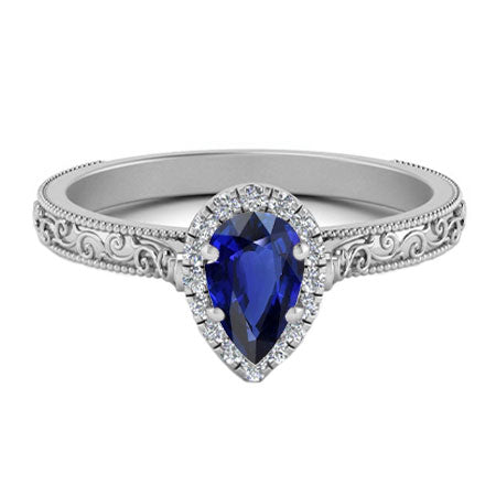 Abbagliante Anello con Gemma 1 carati – vista principale