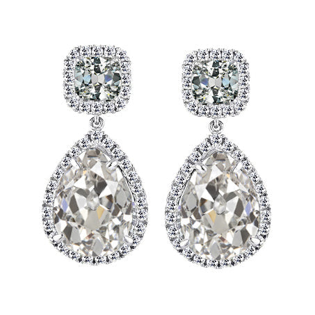 Brillante Orecchini 1,50-carati Oro Bianco 14K – vista principale