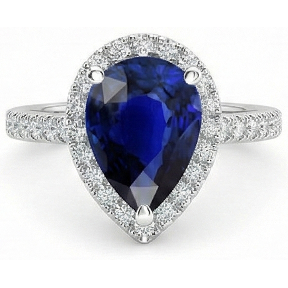 vero round diamante 5carati anello angolo laterale