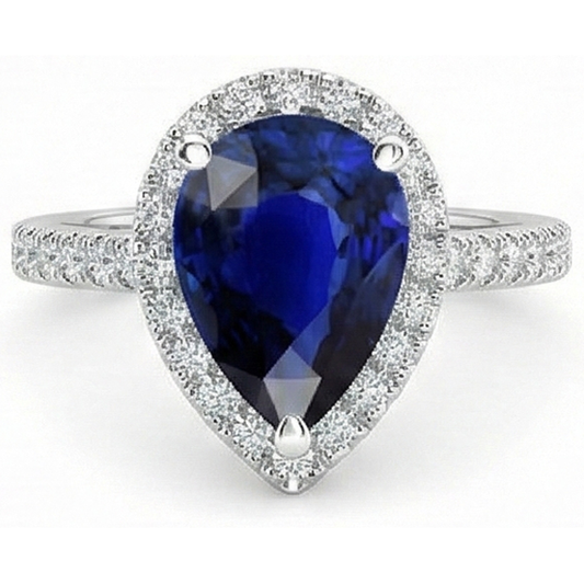 vero round diamante 5carati anello angolo laterale