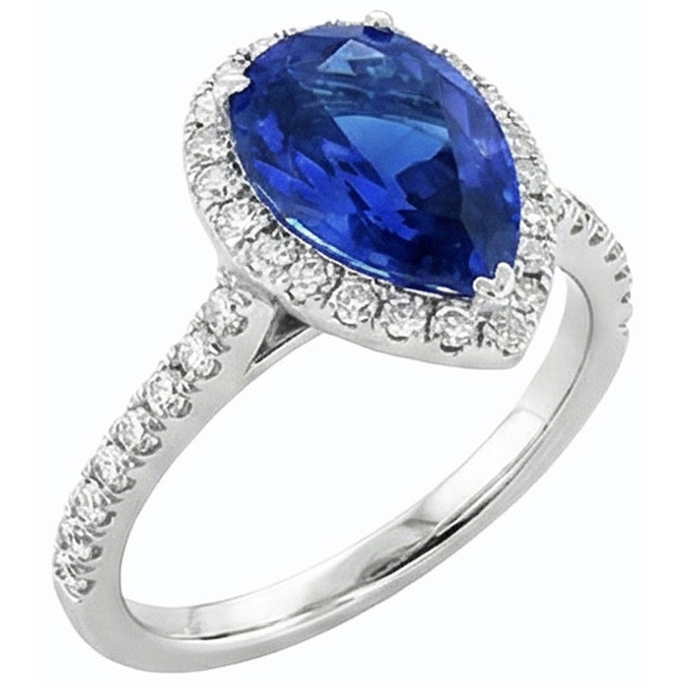 vero round diamante 3carati anello angolo laterale