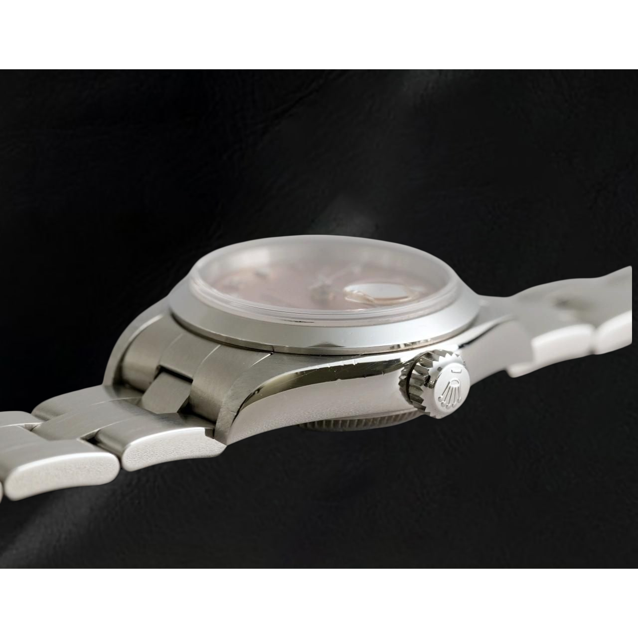Orologio Rolex Oyster Perpetual da donna 26 mm anno 2002 quadrante rosa con numeri arabi