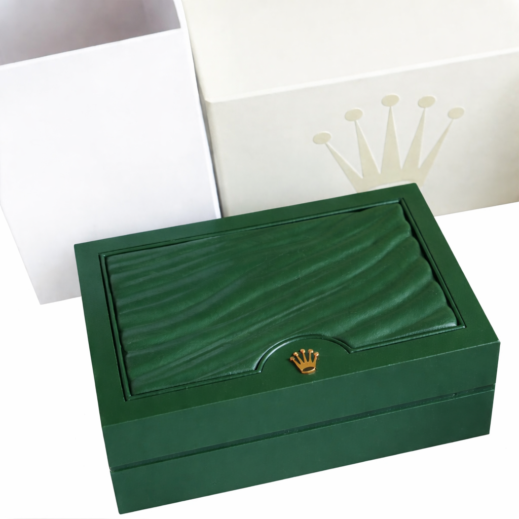 Presidente Champagne quadrante con diamanti lunetta orologio Rolex Datejust in oro giallo