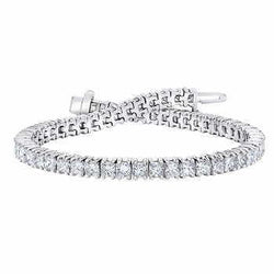 Princess Vero Diamond Fine Bracciale Tennis 10 Carati Oro Bianco 14K