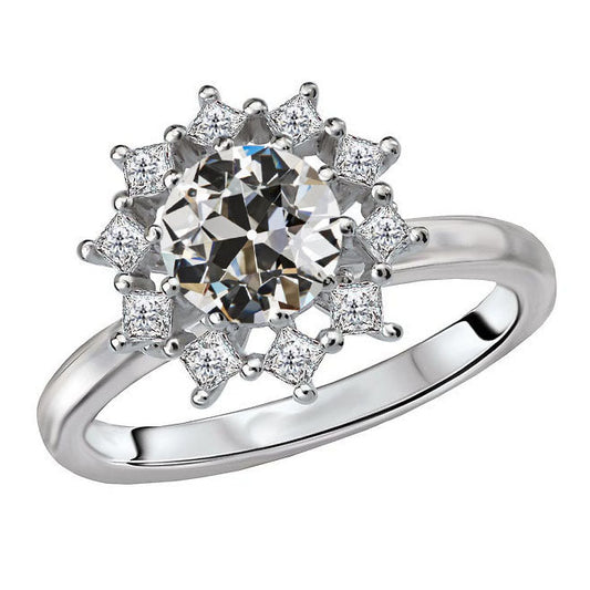 Sofisticato Diamante Anello Halo 3,50 carati – vista principale
