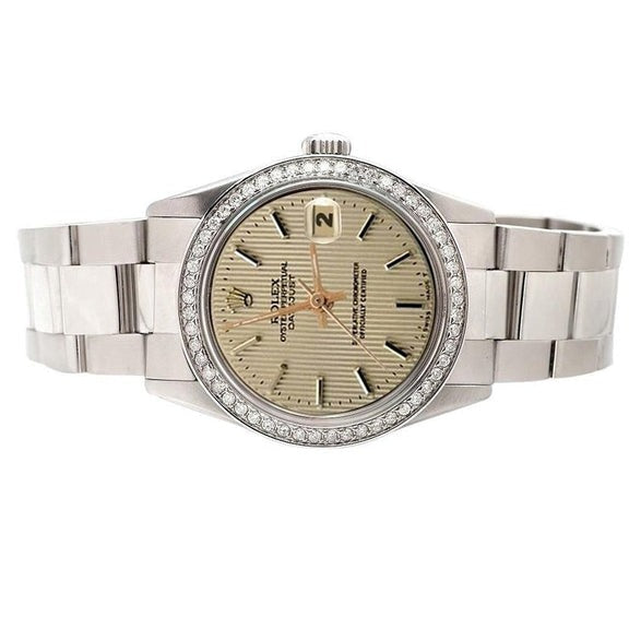 Quadrante a bastone avorio Rolex Date 