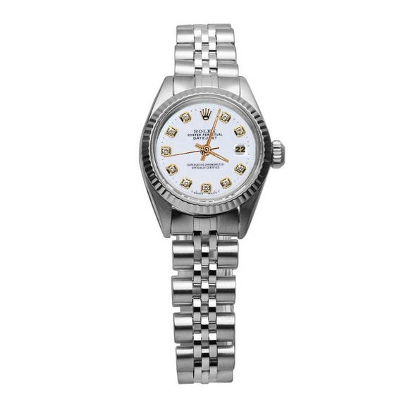  Rolex perpetua in acciaio inossidabile Orologio da donna