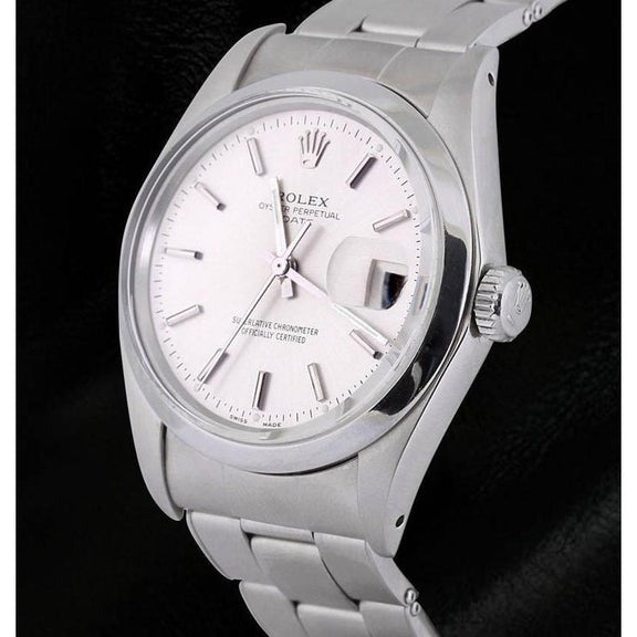 Quadrante bianco con quadrante Rolex Date 