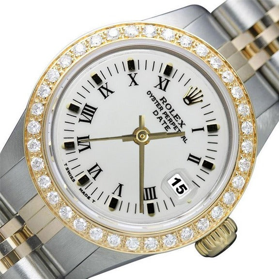 Rolex Date Orologio da donna bicolore Giubileo