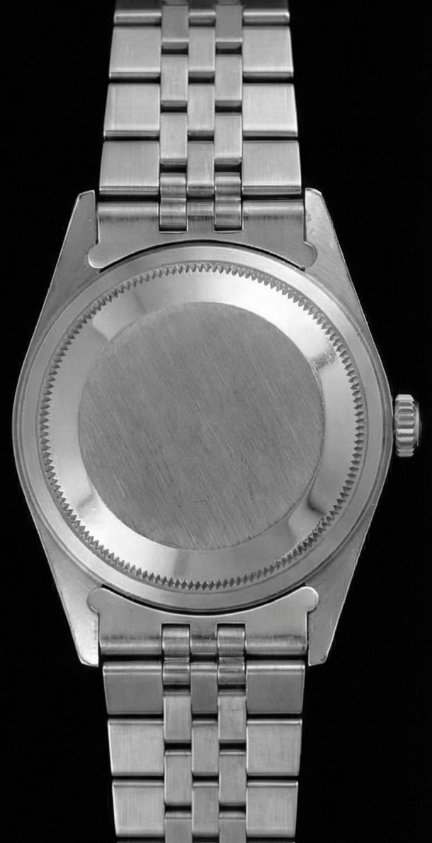 Quadrante blu romano con lunetta scanalata Orologio Rolex Datejust da donna in acciaio inossidabile