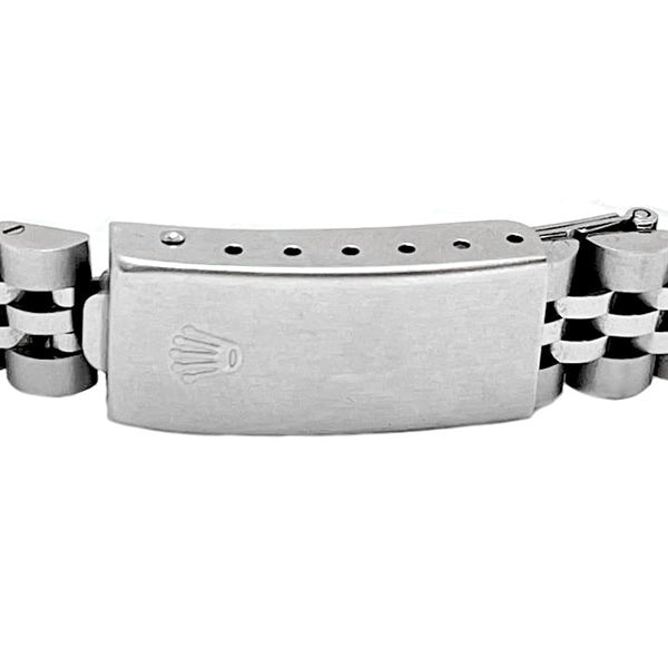 Quadrante con diamanti bianchi Rolex Date Just orologio Bracciale giubileo acciaio inossidabile