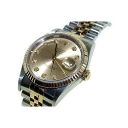 Quadrante dell'orologio con data e data da uomo bicolore Rolex