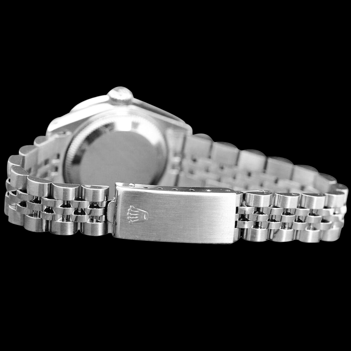 Quadrante grigio romano Rolex Datejust Donna Lunetta giubileo Acciaio inossidabile