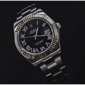 Quadrante nero con diamanti Rolex Datejust