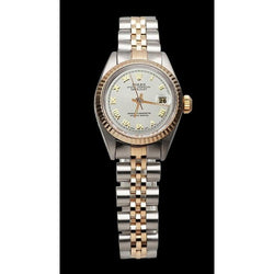 Quadrante romano bianco Rolex Datejust orologio da donna ostrica perpetua