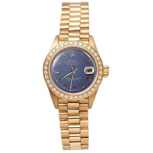 Quadrante romano blu Orologio Rolex 