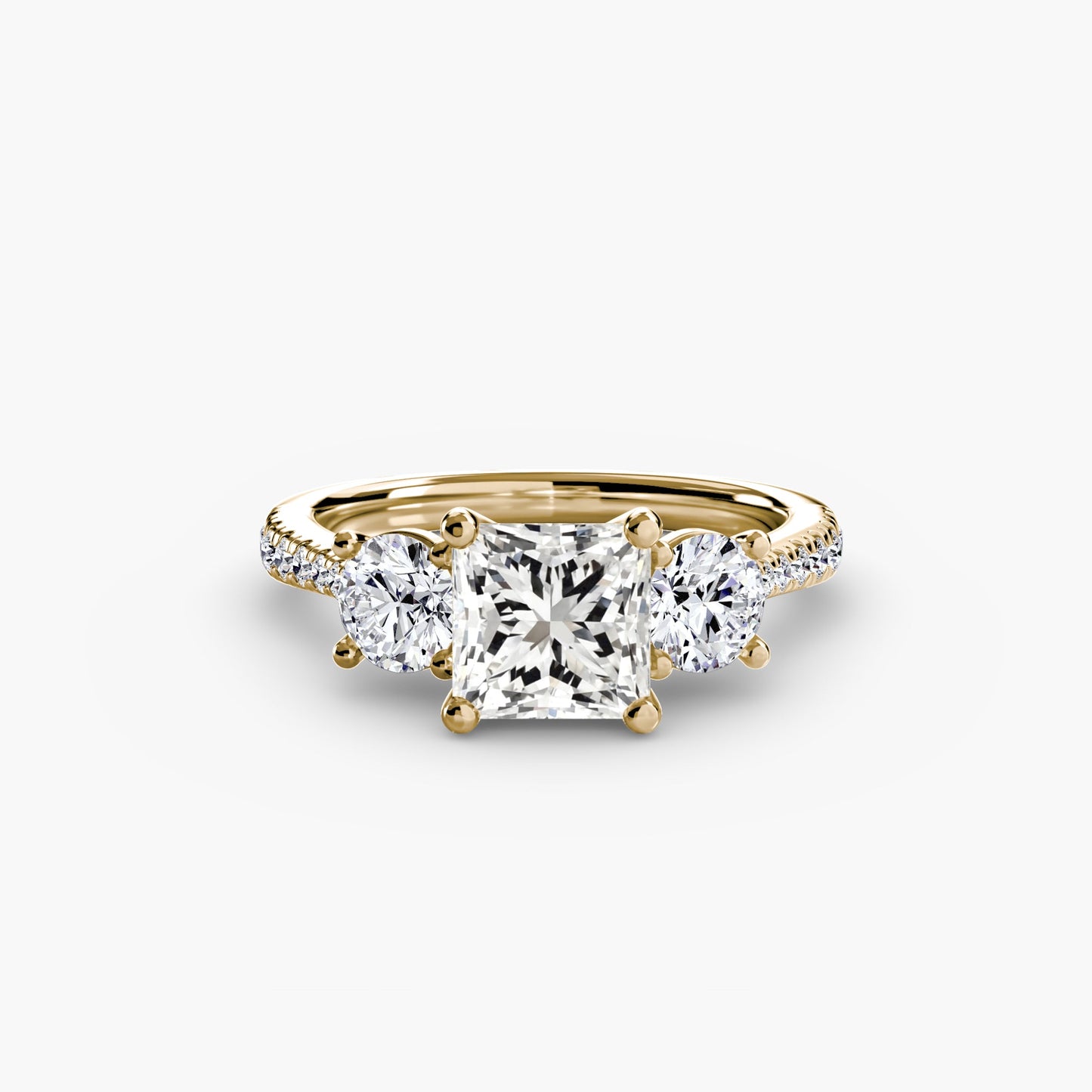 Setting Gold con Gemma – vista laterale