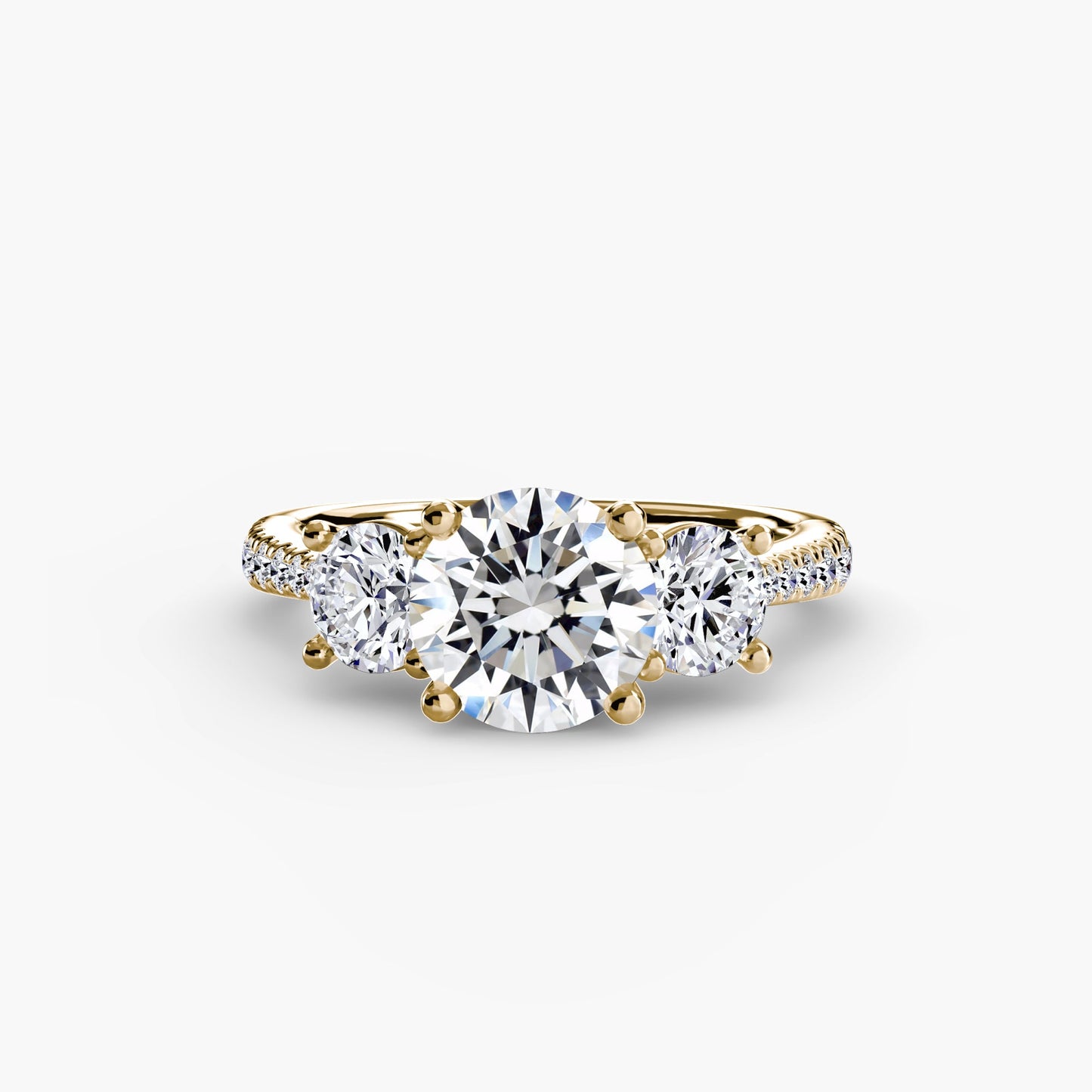 Gemma Setting -carati Gold – vista frontale