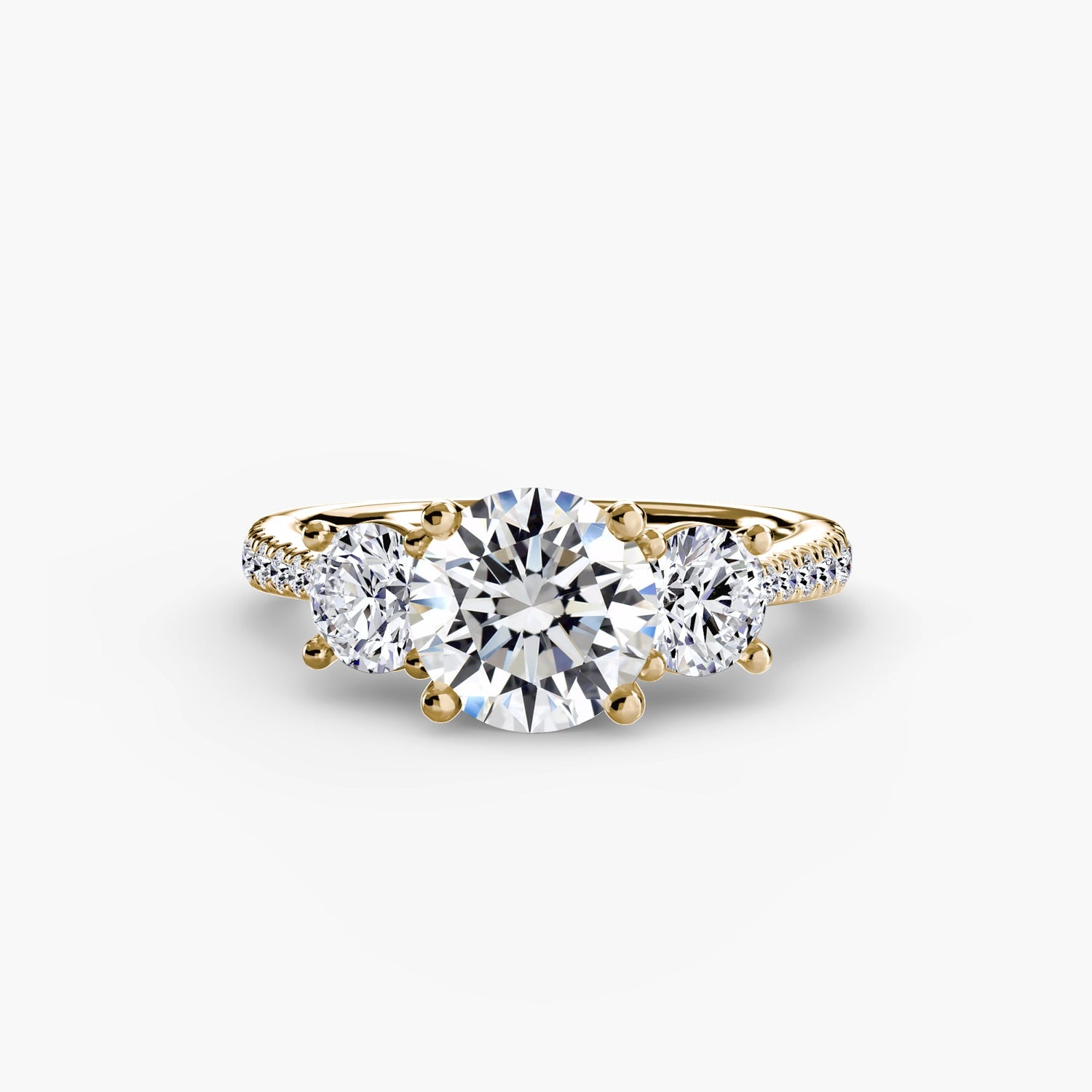 Gemma Setting -carati Gold – vista frontale