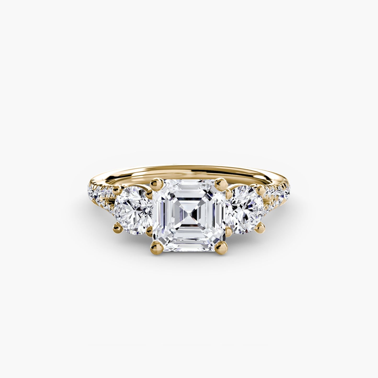 Di lusso Diamante Fine Setting 0,77 carati – primo piano
