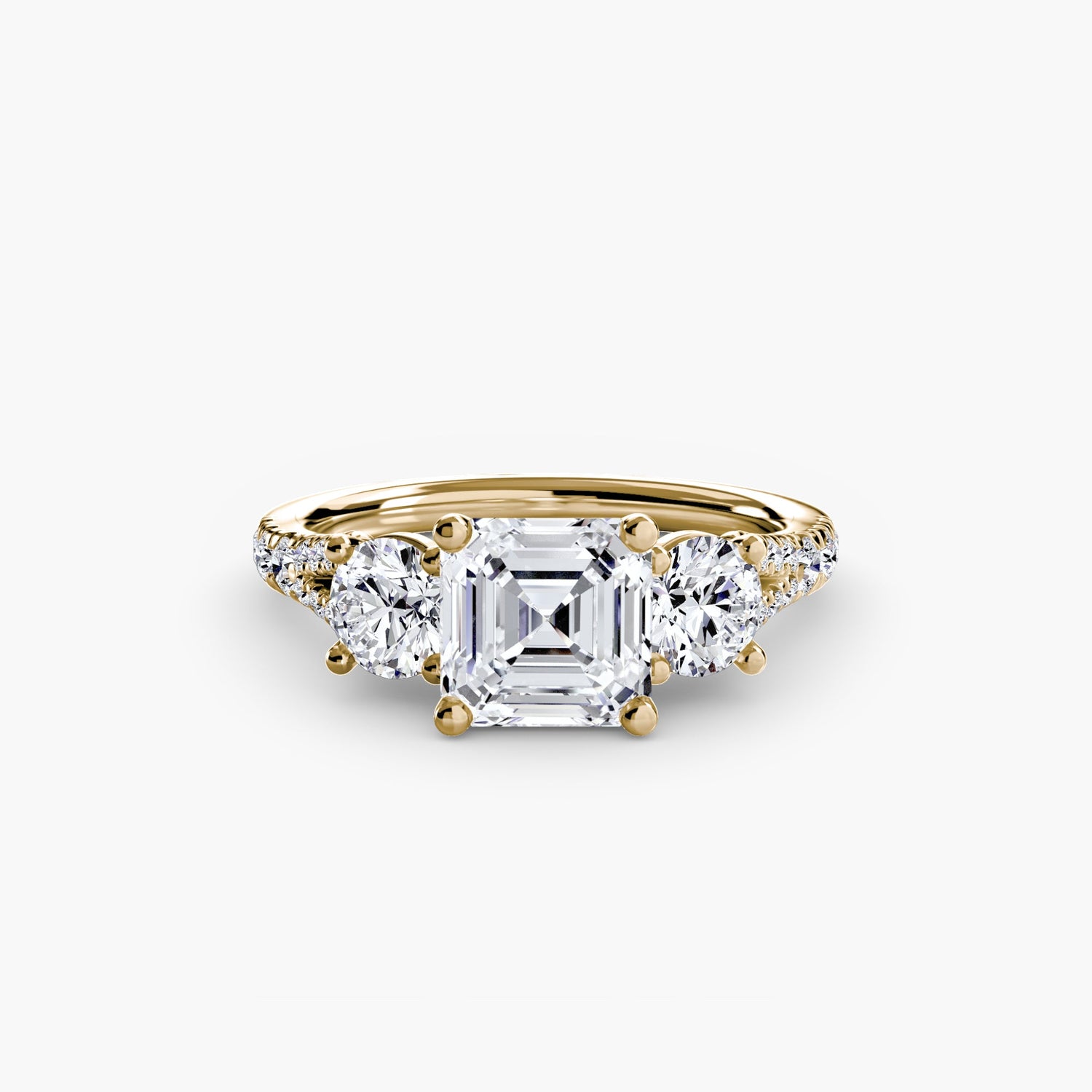 Di lusso Diamante Fine Setting 0,77 carati – primo piano