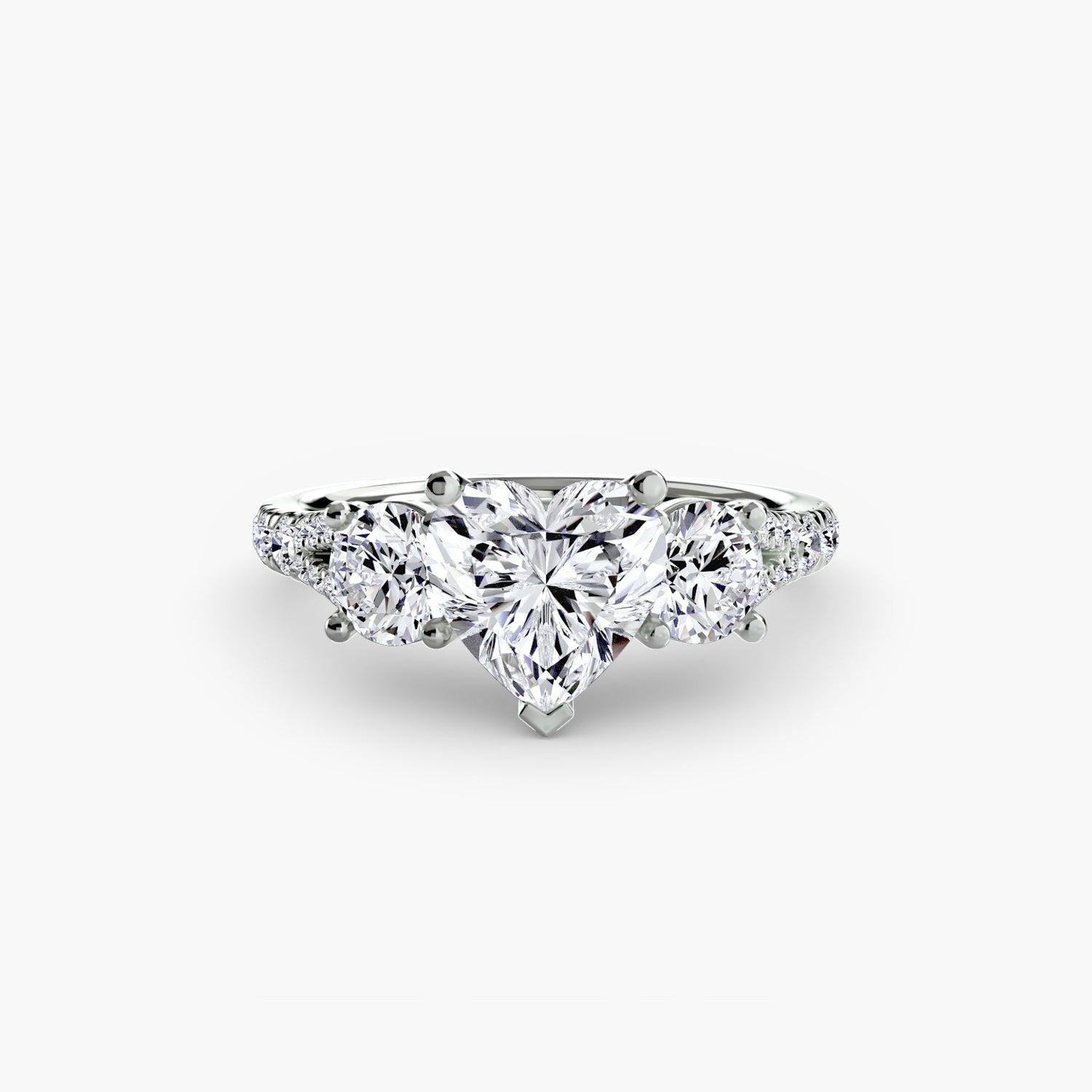 Taglio Brillante Diamante Fine anello in Gold – vista dettaglio
