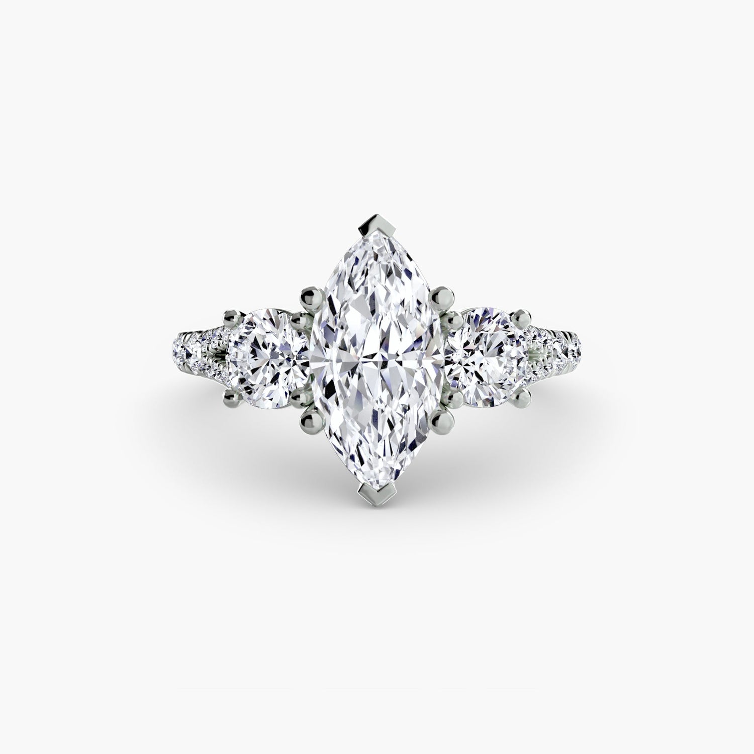 Taglio Brillante Diamante Fine anello in Gold – vista principale
