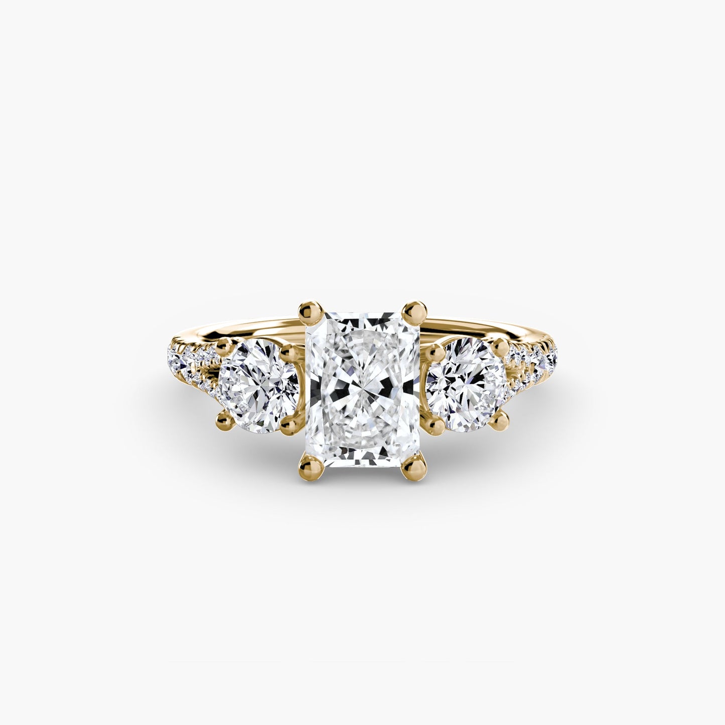 Taglio Brillante Diamante Fine anello in Gold – vista alternativa