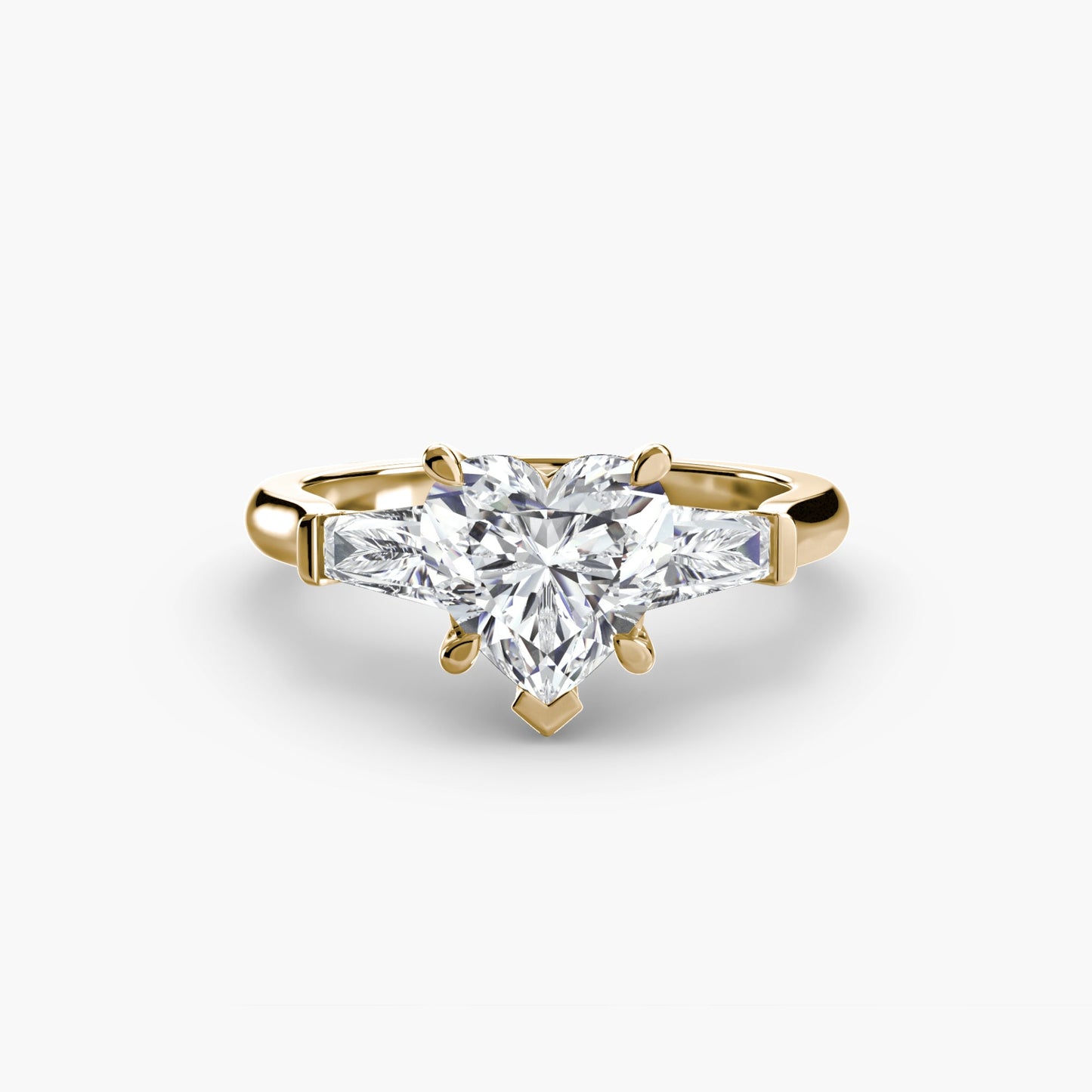 Taglio Brillante Diamante Fine anello in Gold – vista posteriore