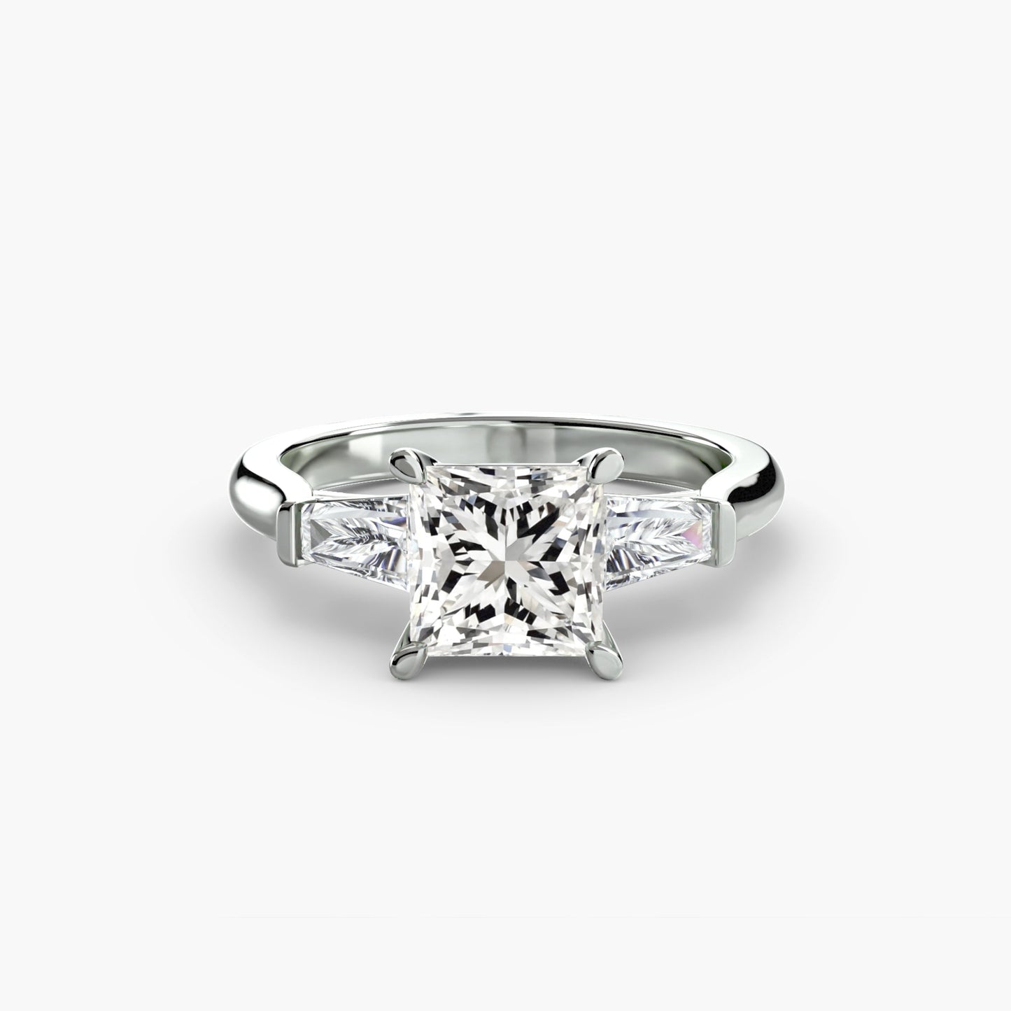 Firmato Diamante Fine Setting 0,70 carati – vista laterale