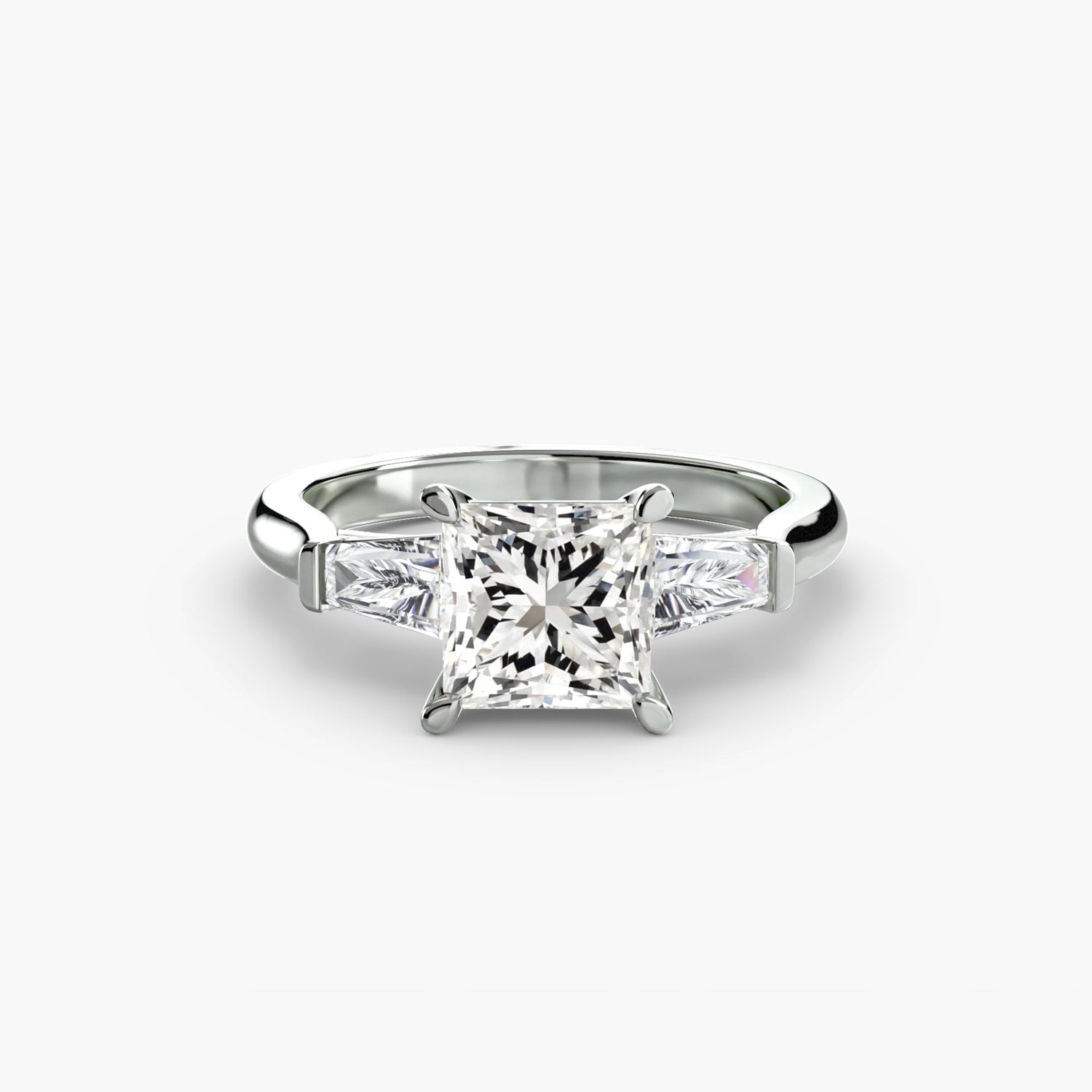 Firmato Diamante Fine Setting 0,70 carati – vista laterale