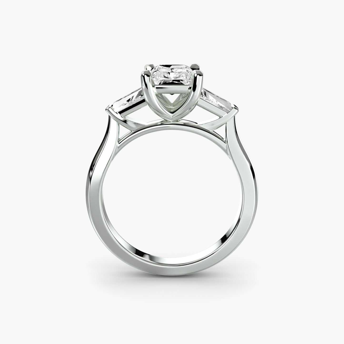 Taglio Rotondo Brillante anello in Gold – vista frontale