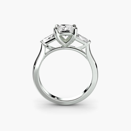 Taglio Rotondo Brillante anello in Gold – vista frontale