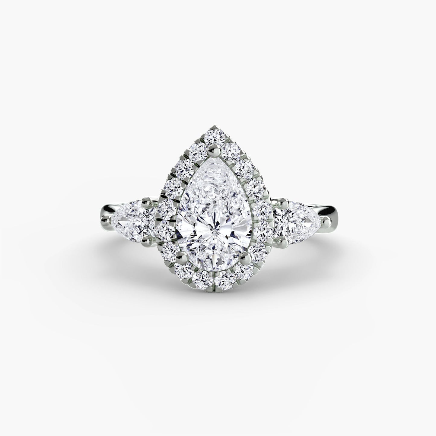 Diamante Fine Taglio Brillante Setting in Gold – vista principale