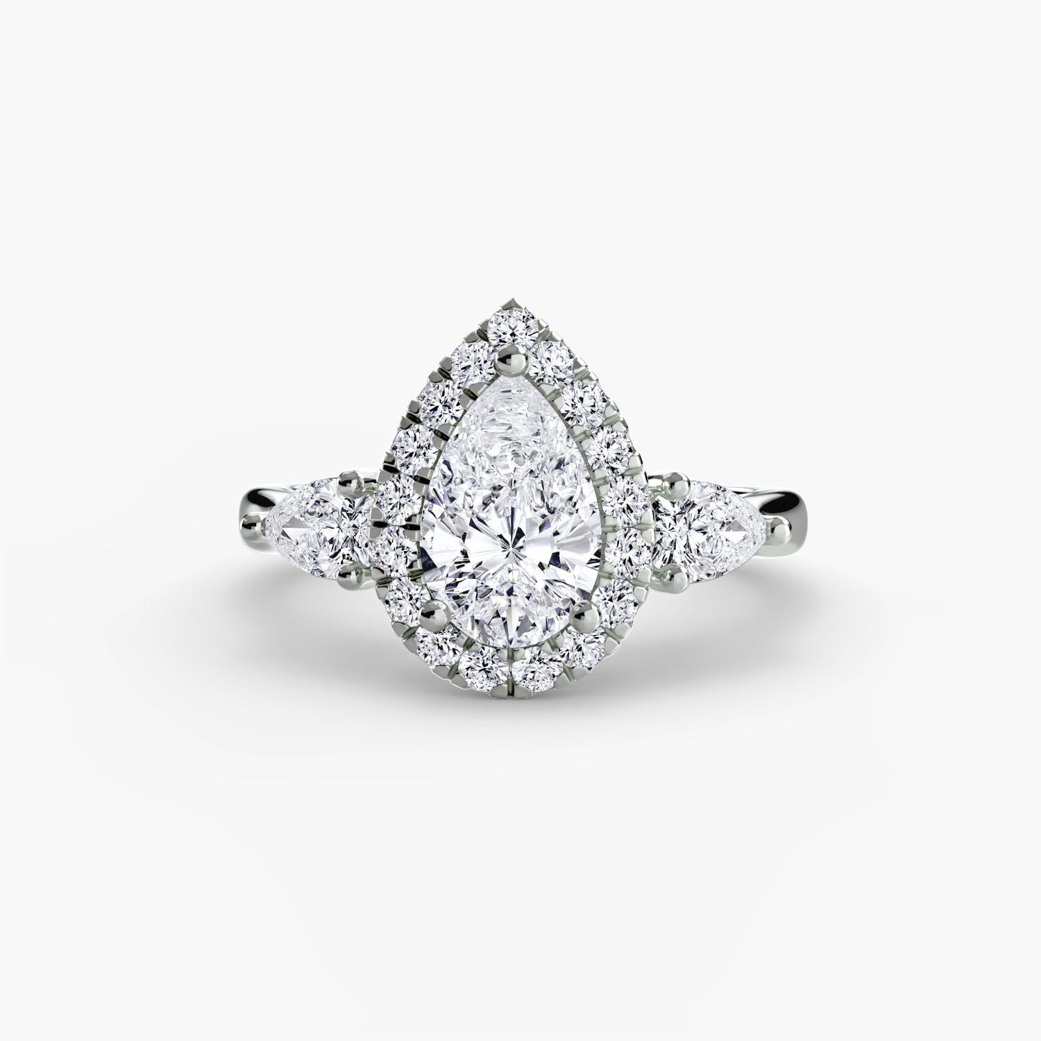 Diamante Fine Taglio Brillante Setting in Gold – vista principale