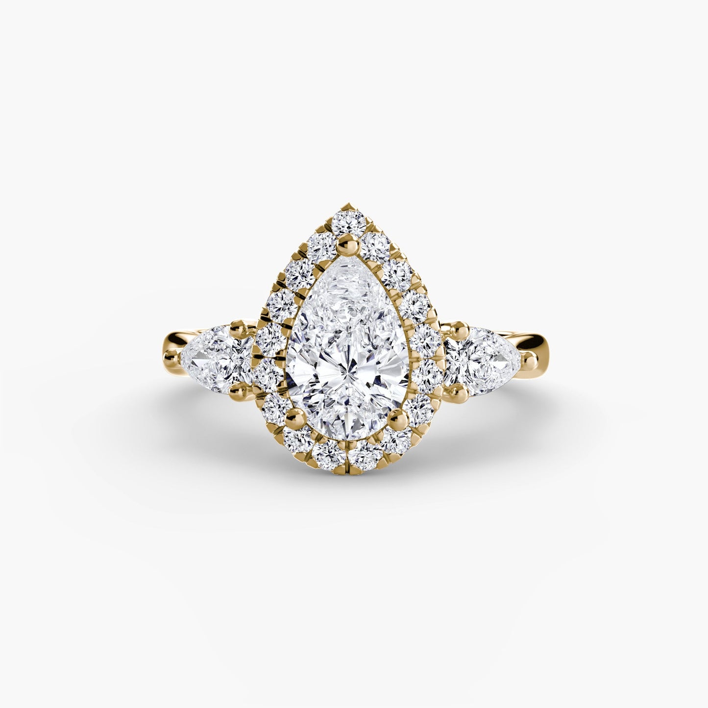 Diamante Fine Setting 0,52-carati Gold – vista laterale