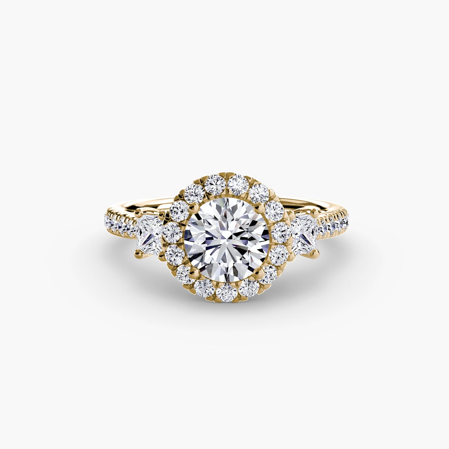 Brillante Setting 0,69-carati Gold – vista frontale
