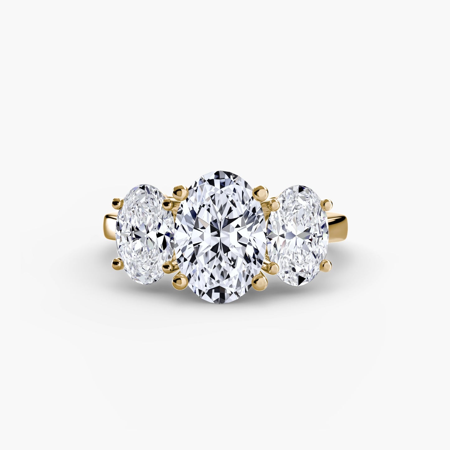 Gemma Setting -carati Gold – vista dall'alto