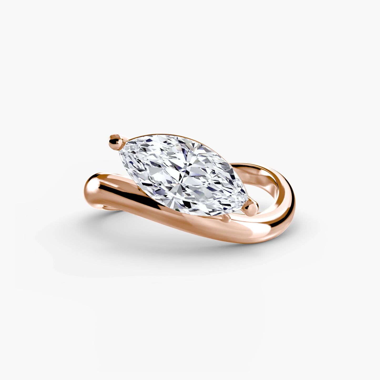 Diamante Setting in Gold – primo piano