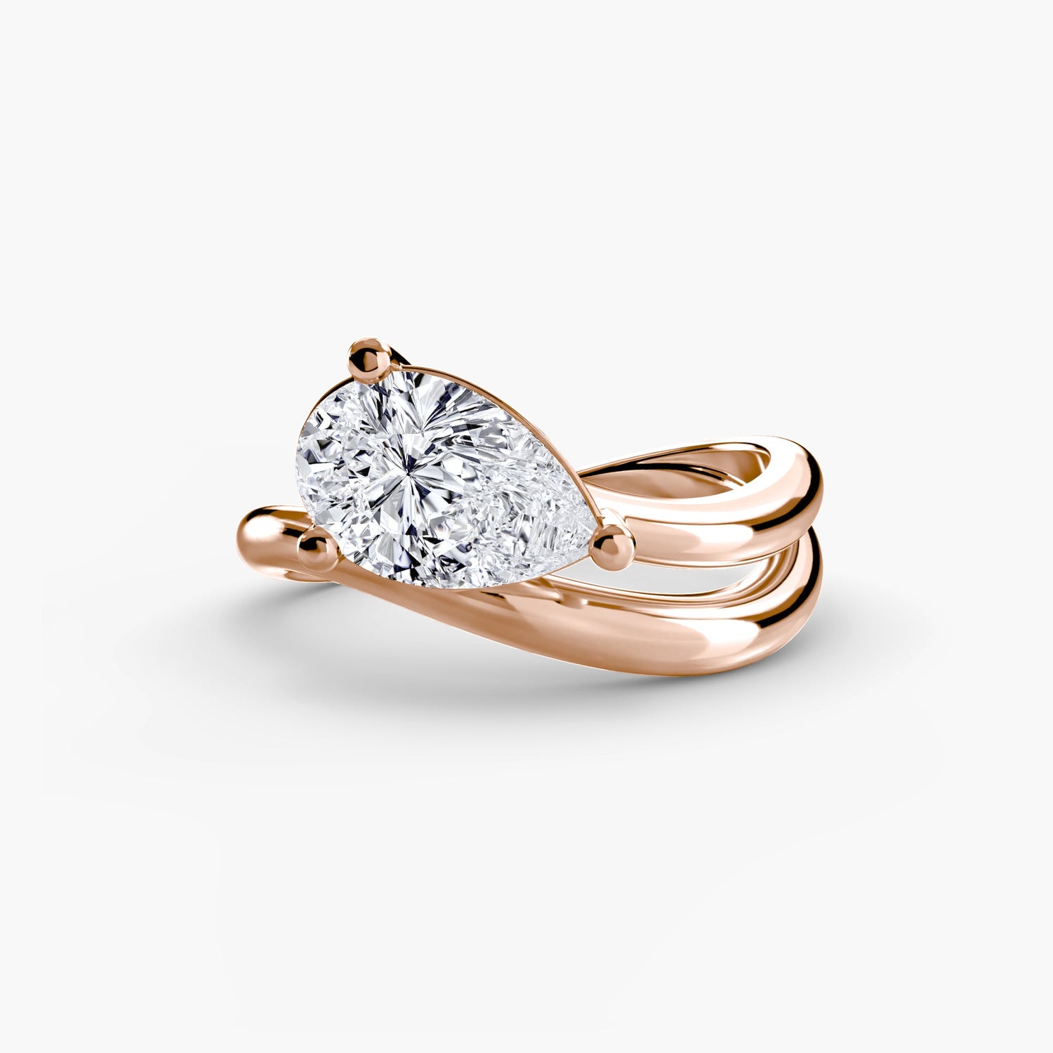 Brillante Setting -carati Gold – vista angolare