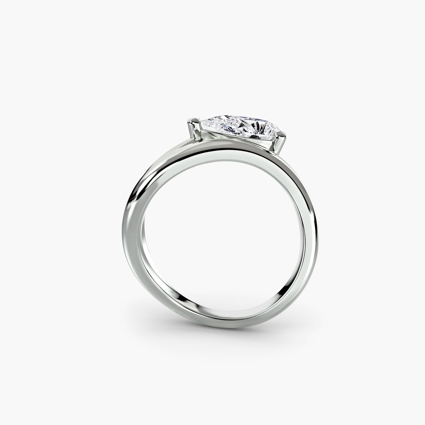 Sofisticato Brillante Setting carati – vista frontale