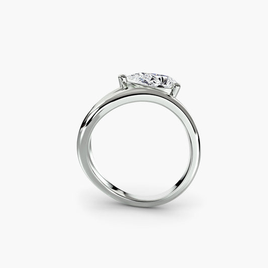Sofisticato Brillante Setting carati – vista frontale