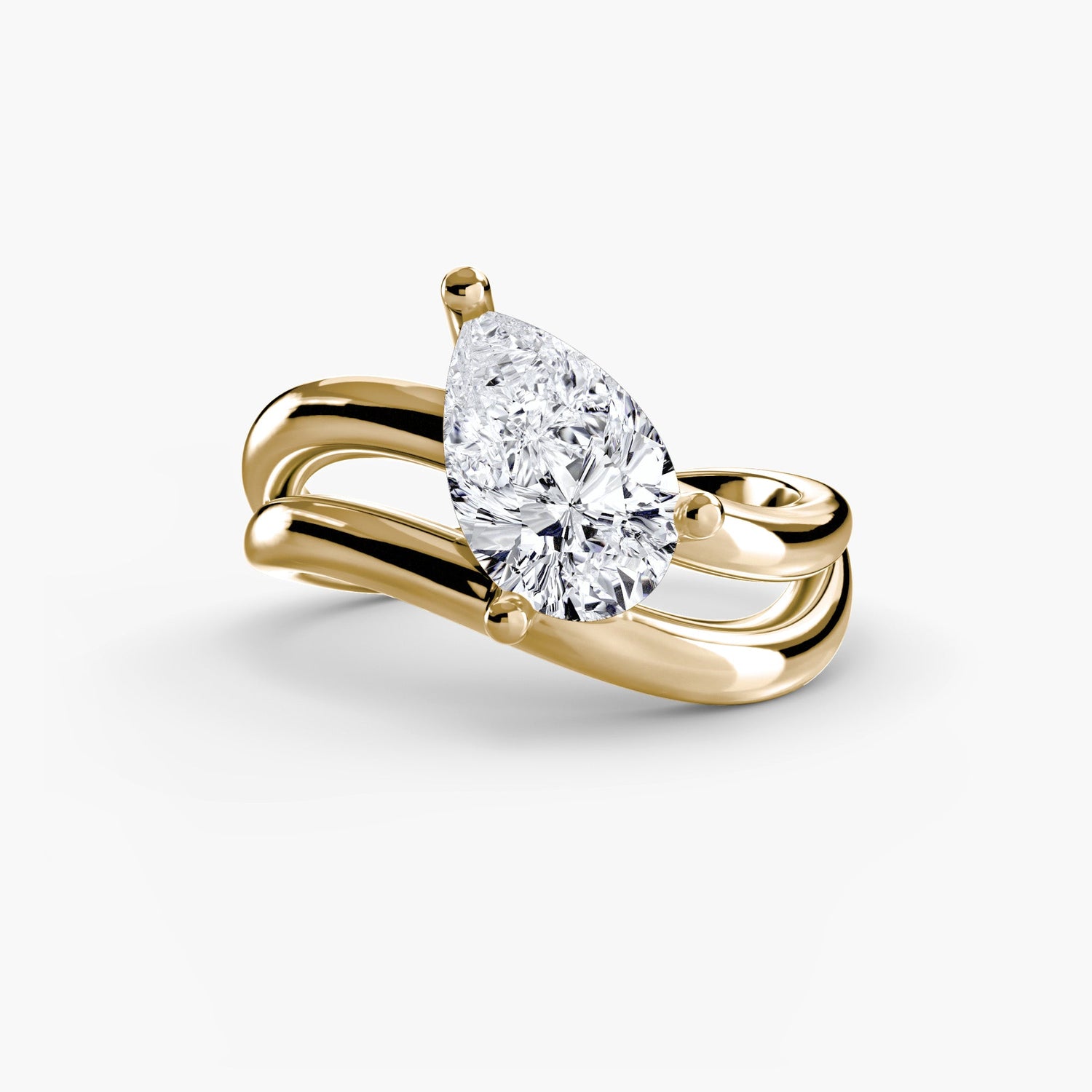 Brillante Setting in Gold – vista dall'alto