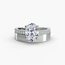 Gold Pavé Diamante Fine Setting 0,13 carati