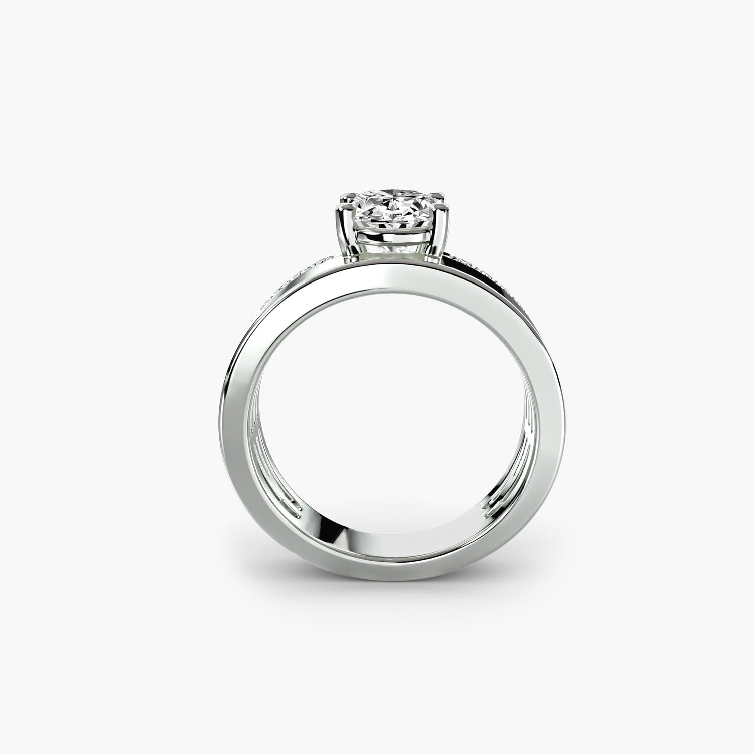 Setting Gold con Diamante Fine – vista frontale