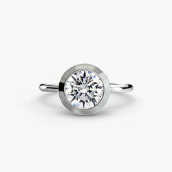Gemma Setting – Incassato a Bezel carati Gold