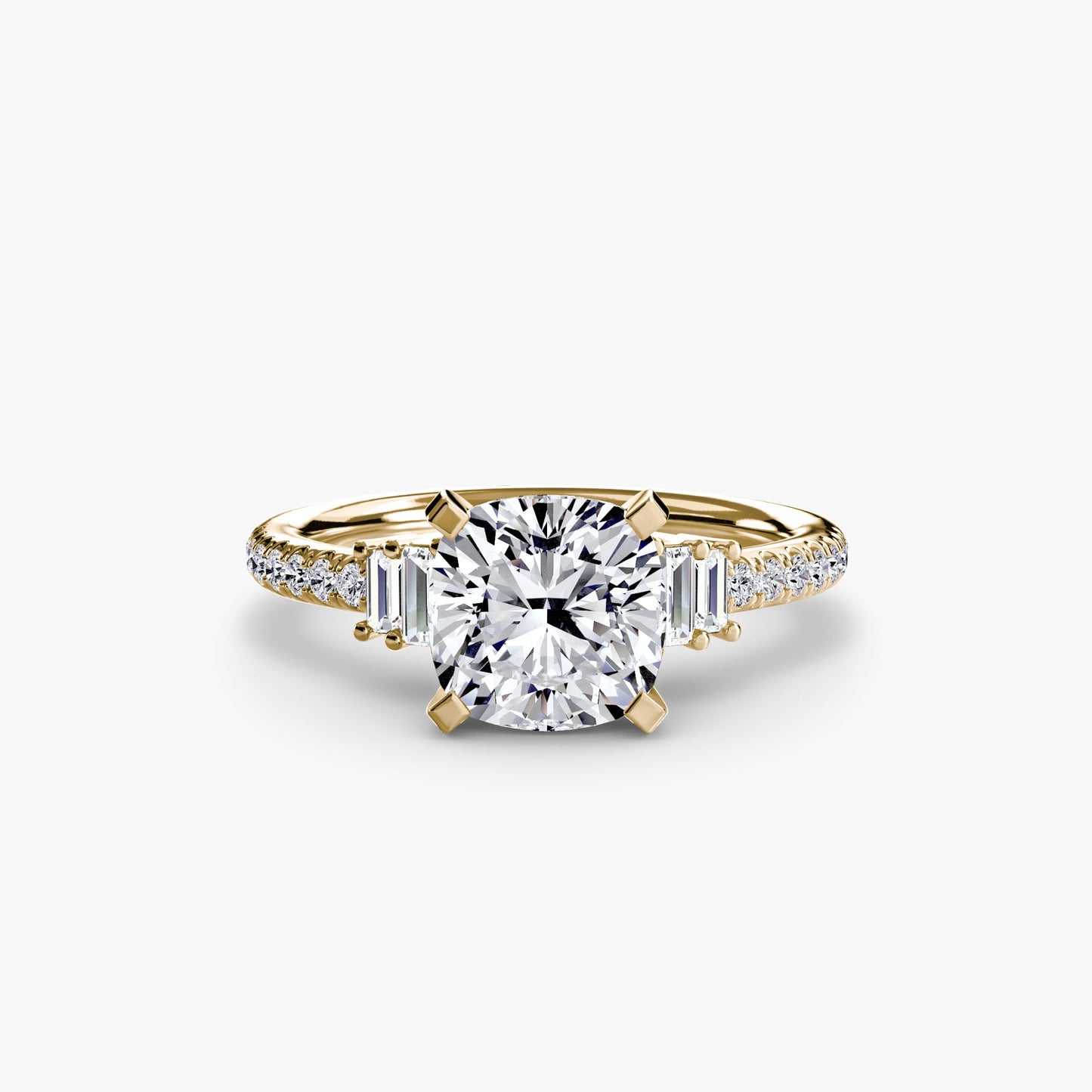 Setting Gold con Gemma – vista angolare