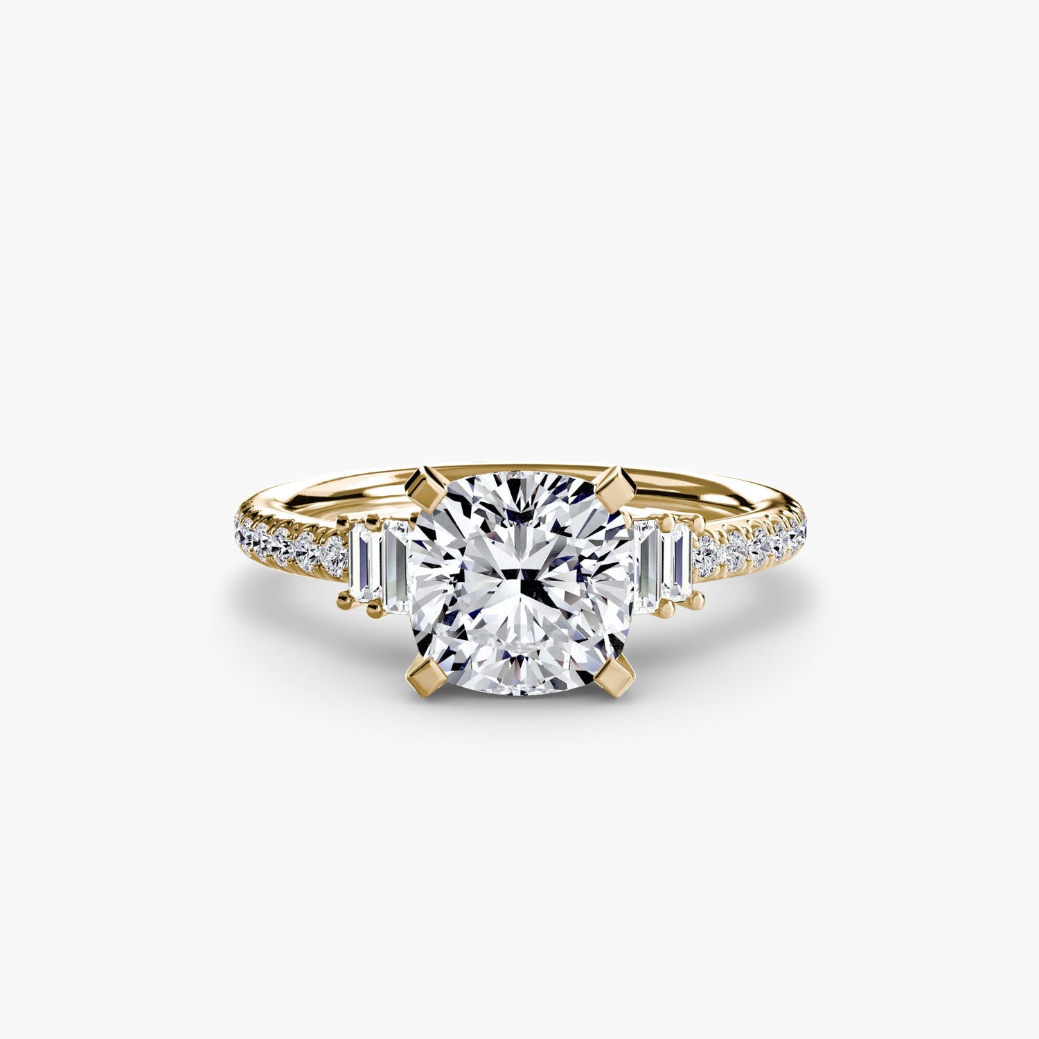 Setting Gold con Gemma – vista angolare