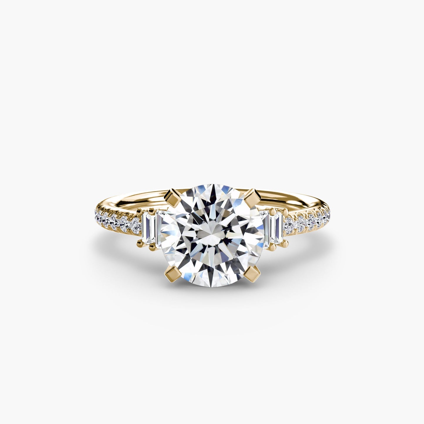 Gemma Setting -carati Gold – vista frontale