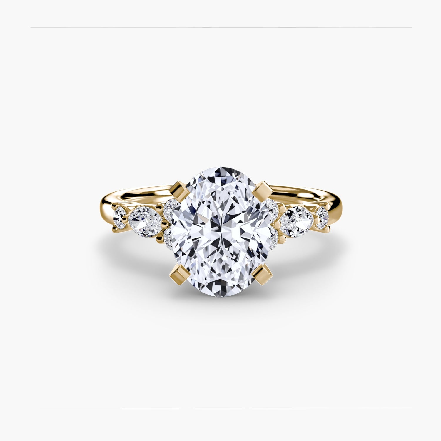 Pietra Preziosa Setting carati Gold – vista profilo